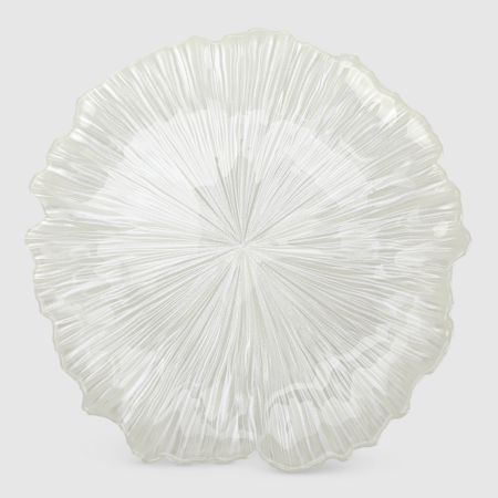 Тарелка Ardacam Copper, белый жемчуг, 21 см