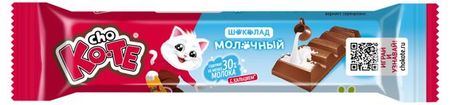 Шоколад молочный CHO KO-TE с молочной начинкой, 42 г