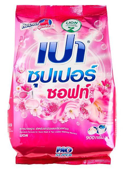 Стиральный порошок для стирки белья Lion Pao с эффектом кондиционера Таиланд, 900 г