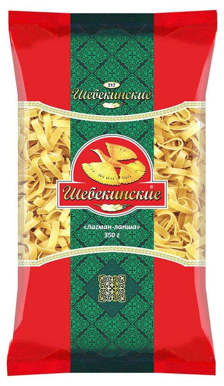 Макаронные изделия Шебекинские Лагман-лапша, 350 г