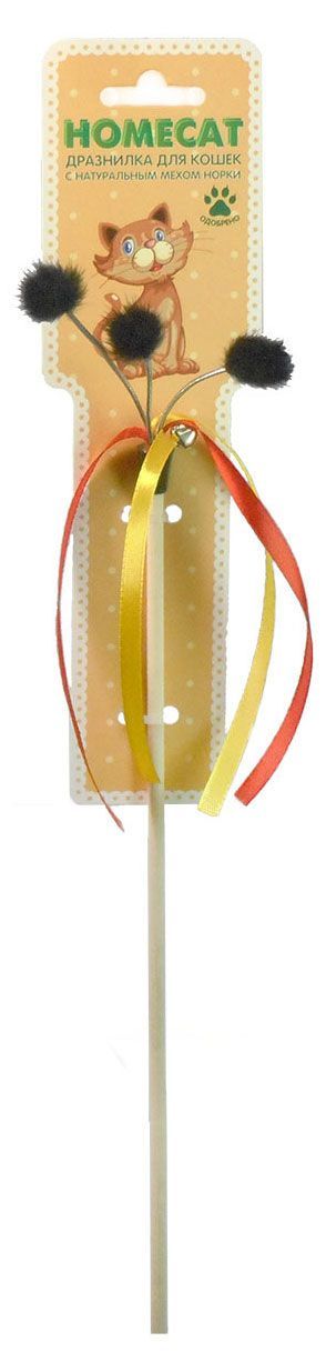 Дразнилка для кошек HOMECAT с мехом норки татьяна петровна трясорукова комплексные игры слух речь реакция