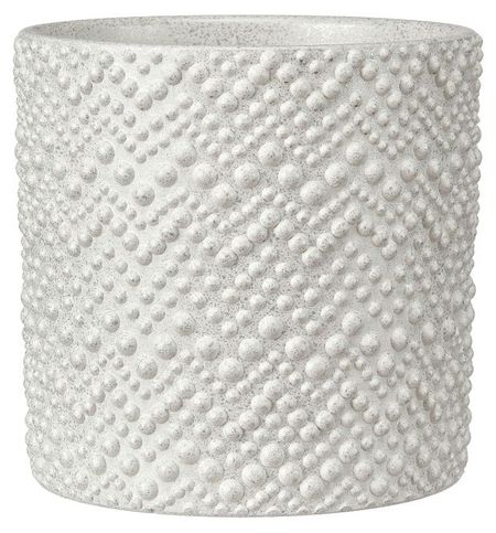 Горшок бетонный Бисер белый без поддона, 1,82 л светлана борисовна лазуренко пора на горшок