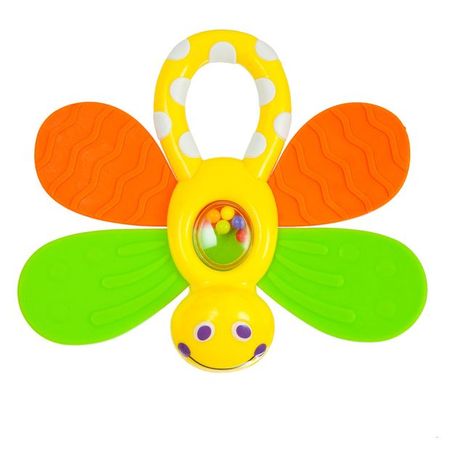 Погремушка-прорезыватель Жирафики Стрекоза с рождения, 1 шт татьяна булатова стрекоза ты моя бестолковая
