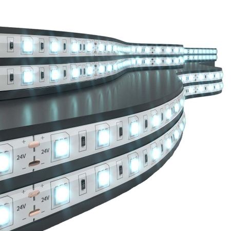 Лента светодиодная SMD 5050 6500К 24 В 14,4 Вт/м 5 м IP65 Elektrostandard (a052970)
