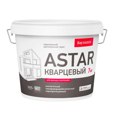 Грунт укрывающий Bayramix Astar Кварцевый B1 7 кг картон 50х70см грунт акриловый ионицой
