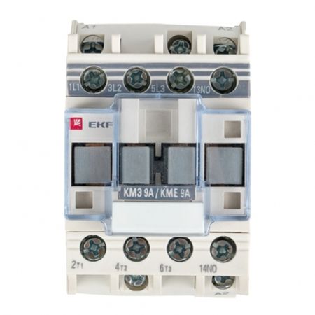 Контактор малогабаритный EKF PROxima 24 В 9 А тип AC 1НЗ (ctr-s-9-24-nc)