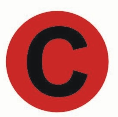 Наклейка знак электробезопасности EKF PROxima d20 мм C (100 шт.) (an-2-9-2) автомобильные открытые светоотражающие наклейки предупреждающий знак для volkswagen vw passat tiguan t roc golf jetta sharan scirocco eos t cross bora