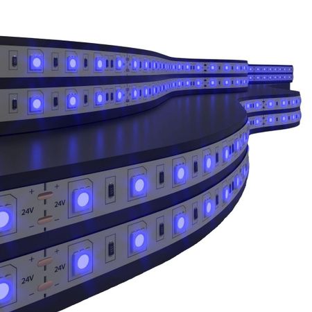 Лента светодиодная SMD 5050 синий свет 24 В 14,4 Вт/м 5 м IP65 Elektrostandard (a052976)