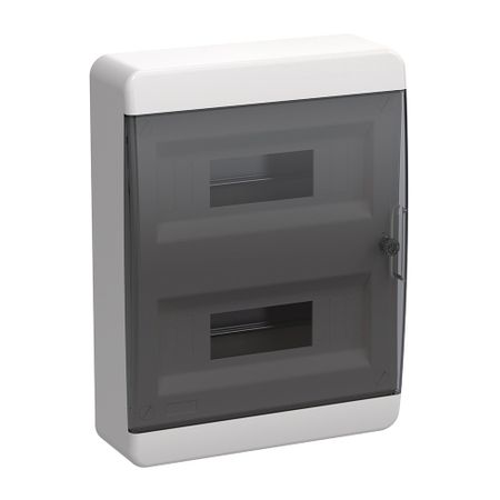 Щит распределительный навесной IEK Tekfor ЩРН-П-24 пластиковый IP41 385х290х102 мм 24 модуля прозрачная дверь
