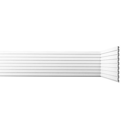 Панель декоративная из экополимера 200х2000х8 мм Bello Deco XPS СП 06/2 белая 0,4 кв.м для ford galaxy 1995 1996 1997 1998 1999 2000 2001 2002 2013 seat alhambra панель отделка для карт зажим заклепка для обивки