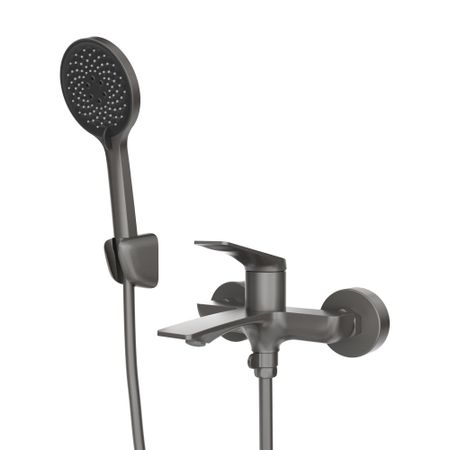 Смеситель для ванны Tokito Mitsuishi графит однорычажный с коротким изливом с лейкой (TOK-MIT-1014GM) фигурка q posket muichiro tokito ver b bns860