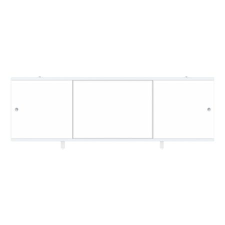 Экран для ванны Метакам Bravo ПВХ 168х60 см белый раздвижной (ЭПN_015506)