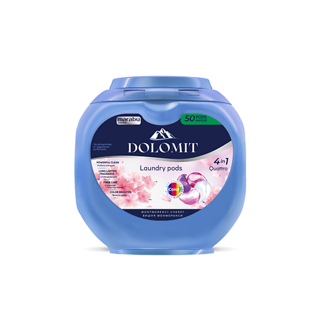 Капсулы для стирки MARABU Капсулы для стирки белья универсальные, 4 в 1, 