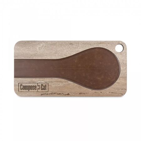 Подставка ComposeEat кухонная под ложку 20х10 см травертин капучино (PDS10406KL6)