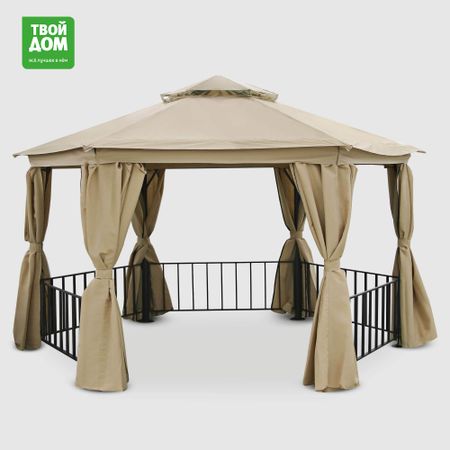 Шатер с крышей Ns Rattan мангал стационарный с крышей sun grill 113х210х71см 2мм