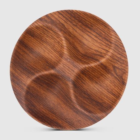 Менажница Evelin для закусок Yin yang, на 4 секции, 23 см