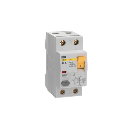 УЗО IEK Karat ВД3-63 40А 1P+N тип AC 30 мА 6 кА (MDV20-2-040-030)