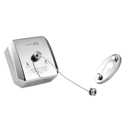 Сушилка для белья настенная вытяжная WasserKraft 2,6 м 88х55х88 мм хром