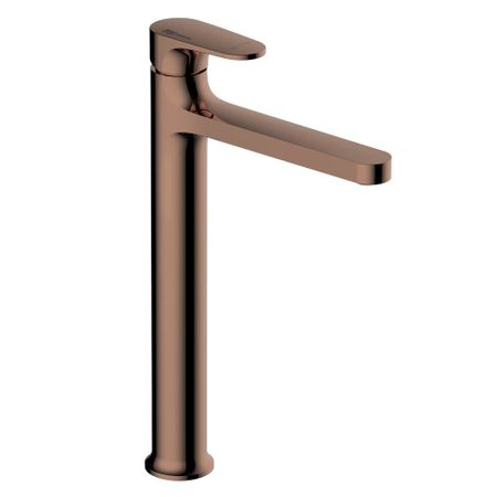 Смеситель для раковины WasserKraft Asphe розовое золото однорычажный (7703H)