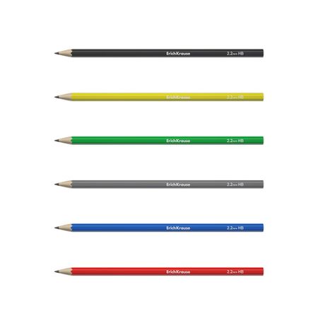 Чернографитный карандаш Erich Krause HB, в ассортименте карандаш ever after high чернографитный hb в ассортименте