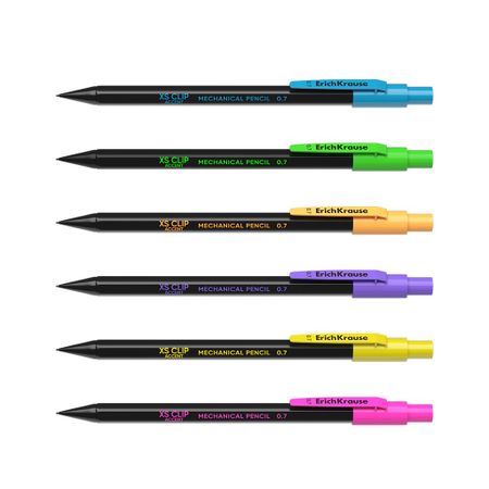 Карандаш механический Erich Krause XS Clip Accent 0,7 мм, HB