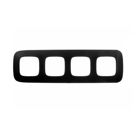 Рамка Legrand Valena Allure четырехместная черная сталь (754294)