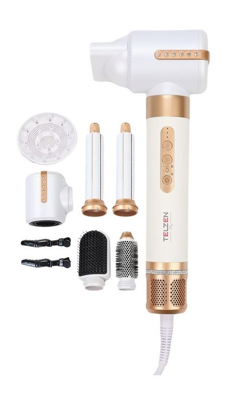 Telzen 7-in-1 Hair Dryer I-236s Белый со стразами mabuchi rs 385pv 2270 мотор постоянного тока