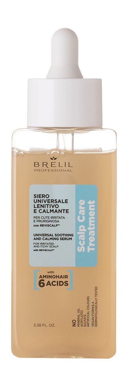 Brelil Scalp Care Treatment Universal Soothing and Calming Serum аланин эвалар табл 90
