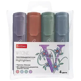 Текстовыделители 04цв 