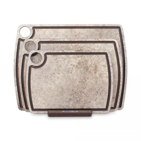 Набор ComposeEat из 3-х разделочных досок на подставке, песчаник