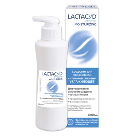 Средство для интимной гигиены Лактацид Увлажняющее 250 мл