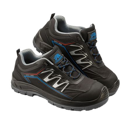 Полуботинки рабочие текстильные со светоотражающими элементами с защитным подноском размер 44 черные Prosafe Sport (753ТКВ)