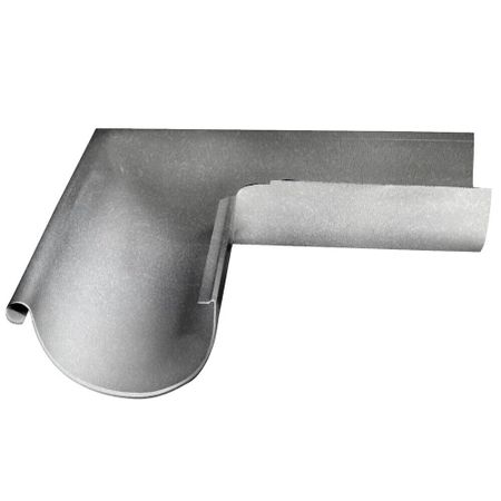 Угол желоба Grand Line Zn металлический внешний d125 мм 90° оцинкованный