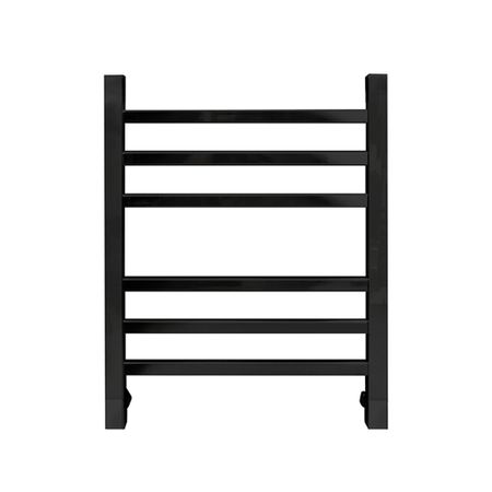 Полотенцесушитель водяной Indigo Aletto 600х500 мм лесенка черный муар