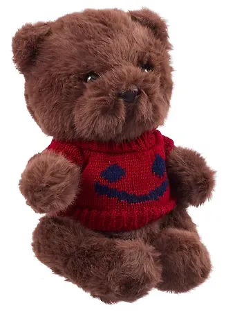 Мягкая игрушка Мишка в свитере (коричневый) (30см) (14-1487-202505-T41)