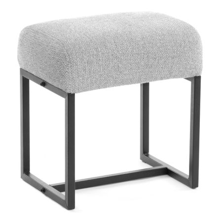 Пуф TC Charli Lux/Чарли Люкс велюр/букле, VT shape silver