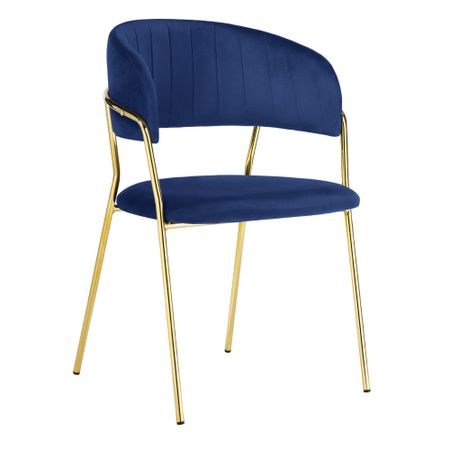 Стул-кресло Kamelia синий (15320) кресло кровать boss loft велюр monolit синий