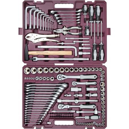 Набор инструментов универсальный Thorvik (TS142) (142 шт.) головка торцевая thorvik 1 2 14мм