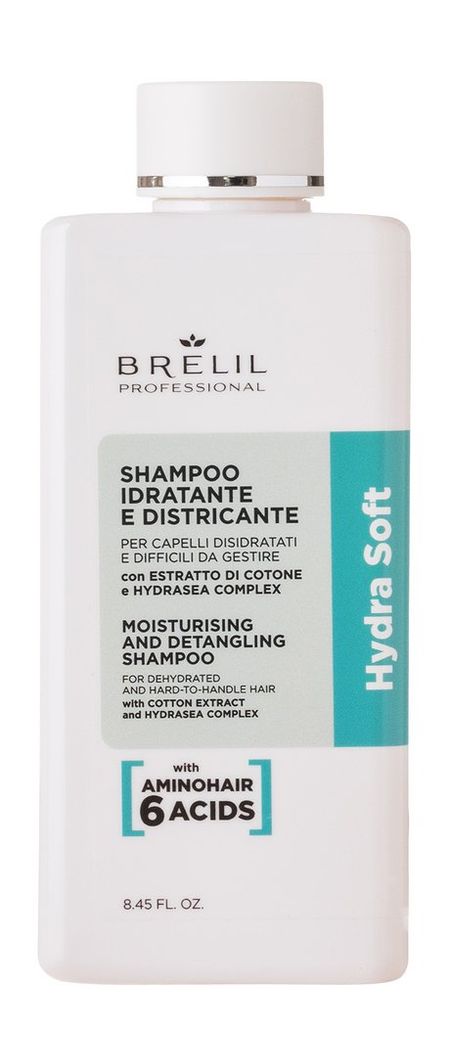 Brelil Hydra Soft Treatment Moisturizing and Detangling Shampoo глицин мелатонин эвалар табл подъязычные 3 мг 20