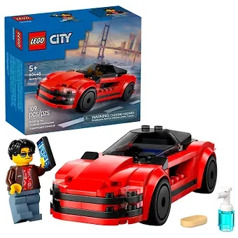 LEGO City: Красная спортивная машина, 109 деталей (60448)