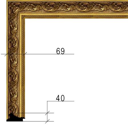 Рама Декарт багетная 30/40 КРЗ6 78101-5 рама свами в лесах богопознания том 2 поклонение