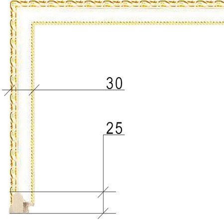 Рама Декарт багетная 40/40 КРЗ3 210081 рама свами в лесах богопознания том 2 поклонение
