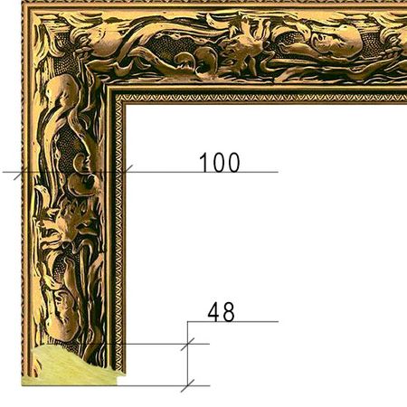 Рама Декарт багетная 40/50 КРЗ10 11301 рама свами в лесах богопознания том 2 поклонение