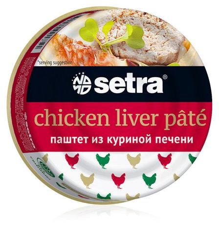 Паштет Setra из куриной печени Сербия, 100 г