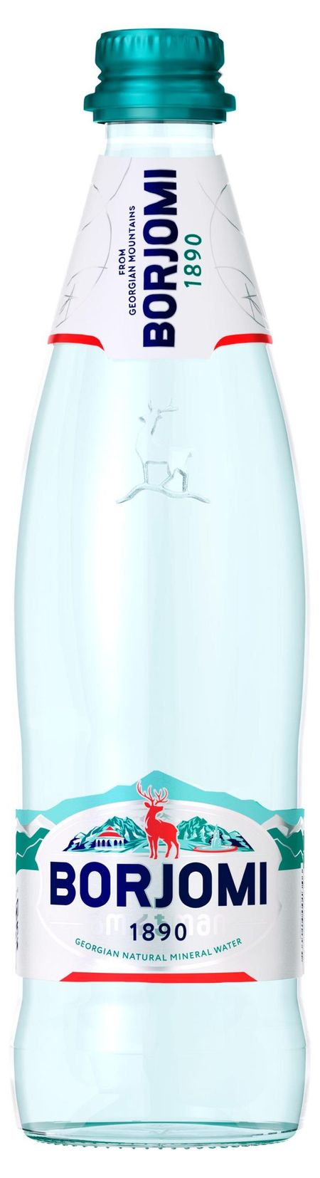 Вода минеральная Borjomi природная лечебно-столовая газированная, 500 мл