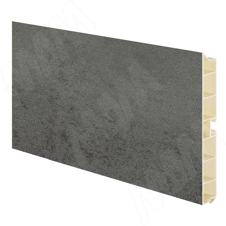 Цоколь пластиковый (высота 150, длина 4000 мм), Бетон темный (15.9050R 4M)