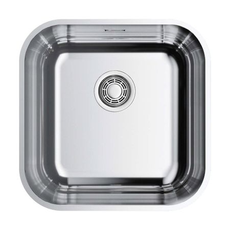 Мойка для кухни Omoikiri Omi 44,5х44,5х18 см врезная с сифоном сталь (4993494)