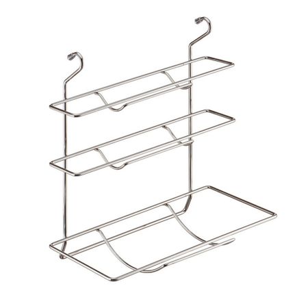 Держатель на рейлинг для рулонов и бумажного полотенца 325х168х363 мм хром (MX-065) держатель рулонного полотенца 30 см   муар