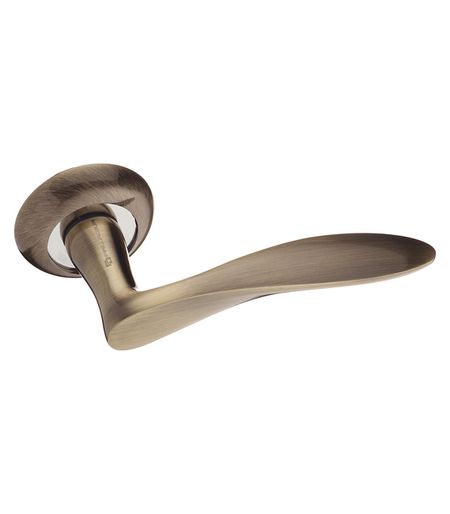 Ручка дверная Palladium City A Sena AB круглая розетка античная бронза