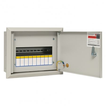 Щит распределительный встраиваемый EKF PROxima ЩРВ-9 металлический IP31 260х340х120 мм 9 модулей с замком